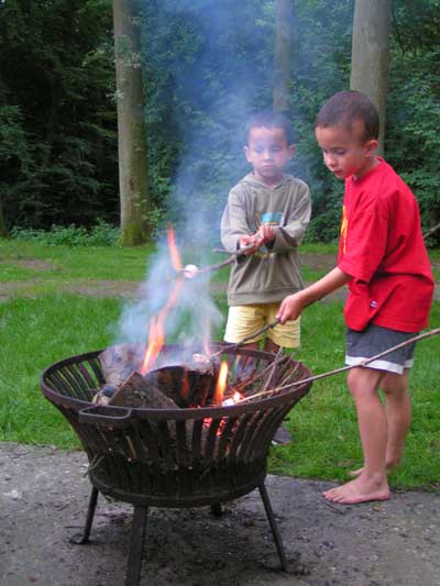 melting marshmallows
