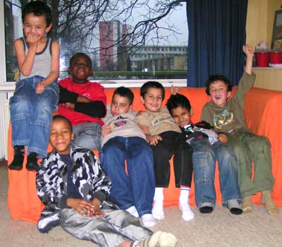 seven boys, four hours...