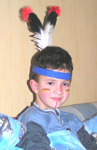 Gabri&euml;l missing out on carnaval at school