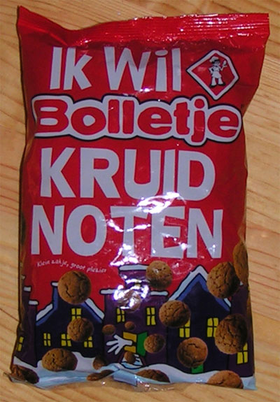 kruidnoten, a typical Dutch Sinterklaas treat